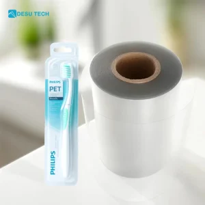 PET plastic rolls for Toothbrush packaging